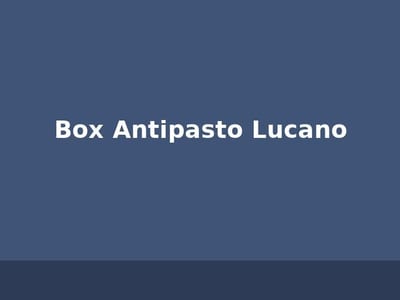 Box Antipasto Lucano