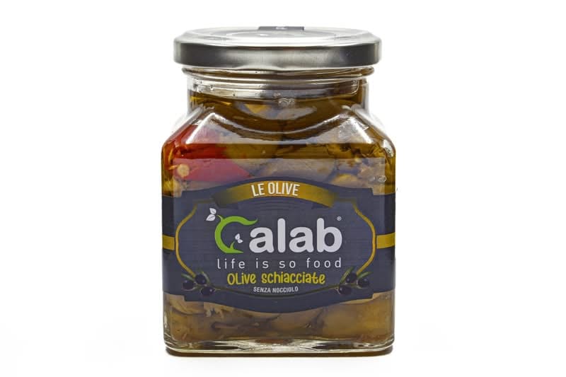 Olive Schiacciate in Olio EVO 100% Calabrese
